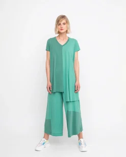 Women Alembika Tops & Tunics<Ozai N Ku Asymmetrical Tunic Top, Green