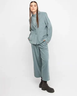Women Alembika Pants & Skirts<Ozai N Ku Baby Corduroy Pants, Mint