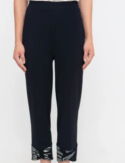 Women Alembika Pants & Skirts<Ozai N Ku Bliss Slim Pants, Black