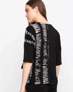 Women Alembika Tops & Tunics<Ozai N Ku Bliss V-Neck Top, Black