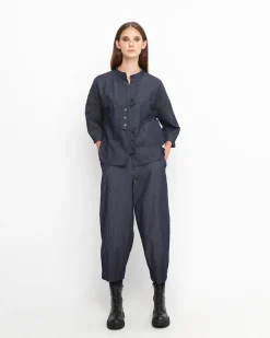 Women Alembika Jackets<Ozai N Ku Bowie Textured Jacket, Denim