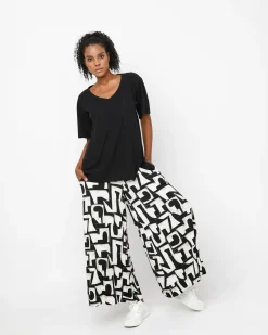 Women Alembika Tops & Tunics<Ozai N Ku Boyfriend Tee, Black