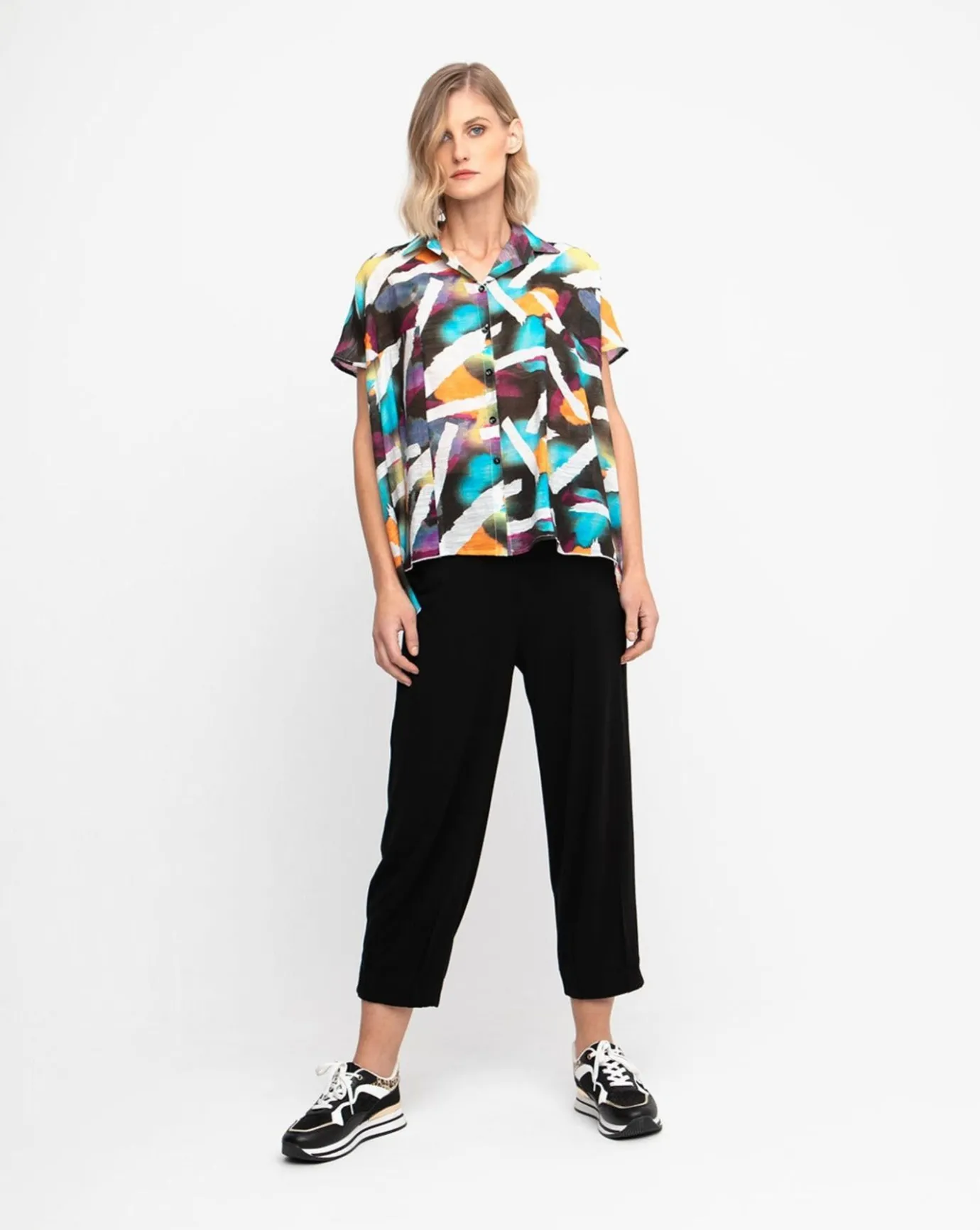 Women Alembika Tops & Tunics<Ozai N Ku Colorpop Blouse, Fireworks