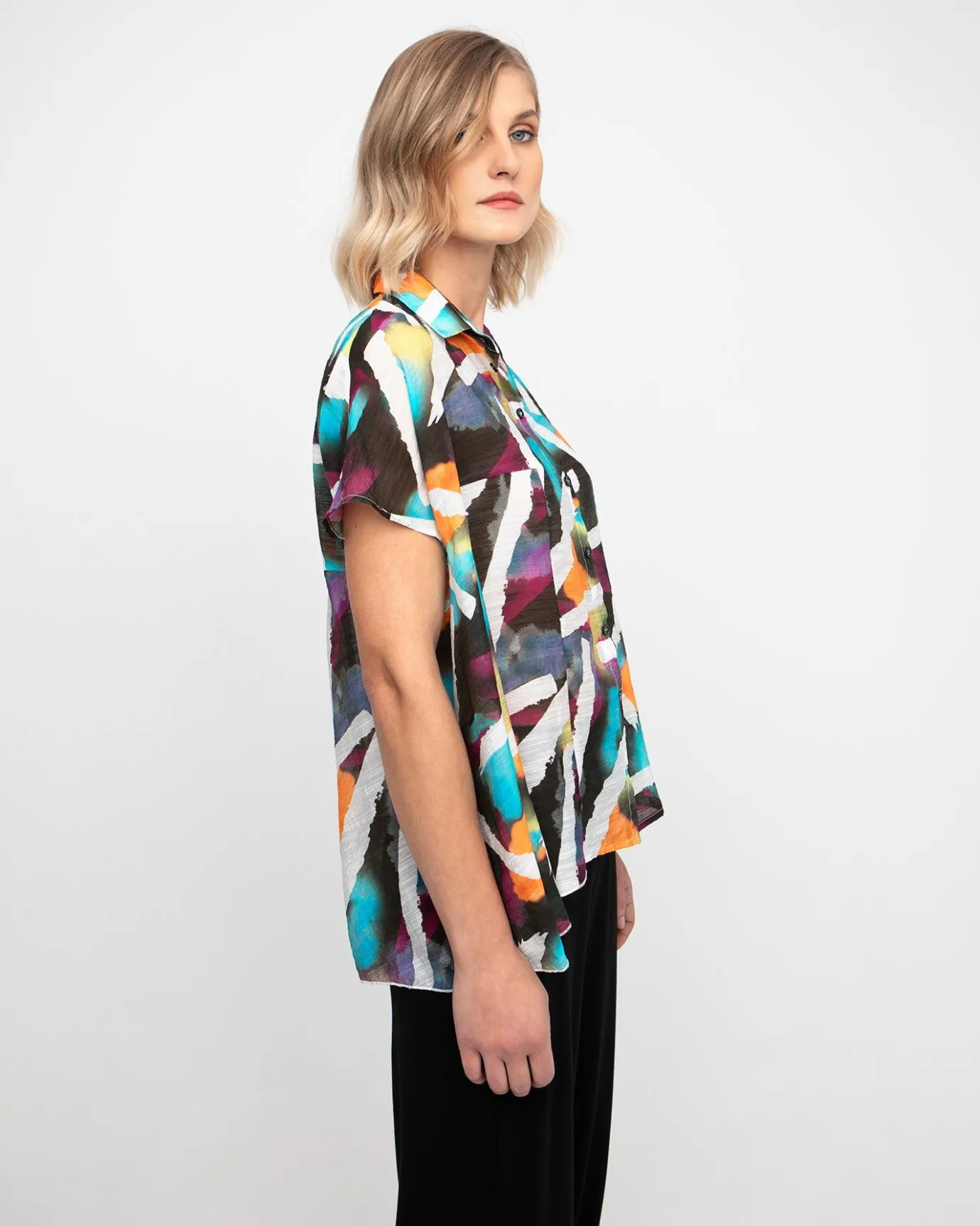 Women Alembika Tops & Tunics<Ozai N Ku Colorpop Blouse, Fireworks