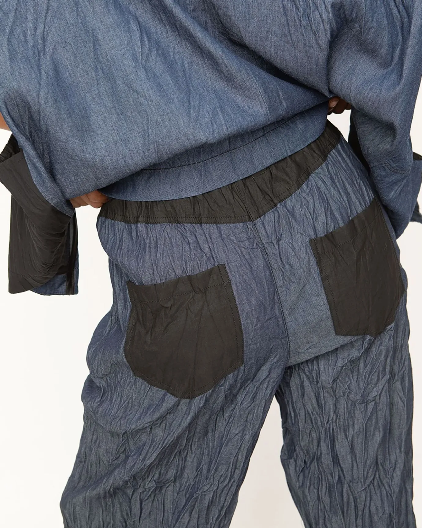 Women Alembika Pants & Skirts<Ozai N Ku Corfu Barrel Leg Pants, Denim