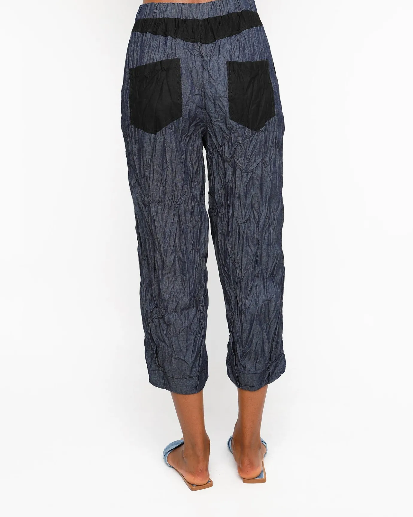 Women Alembika Pants & Skirts<Ozai N Ku Corfu Barrel Leg Pants, Denim