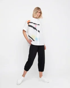 Women Alembika Tops & Tunics<Ozai N Ku Crinkle Funnel Top, Mirage