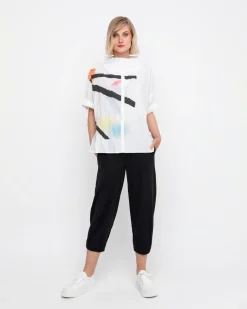 Women Alembika Tops & Tunics<Ozai N Ku Crinkle Funnel Top, Mirage