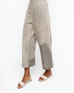 Women Alembika Pants & Skirts<Ozai N Ku Desert Wide Leg Pants, Sahara