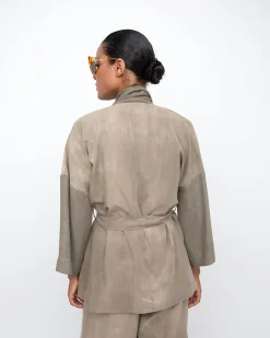 Women Alembika Jackets<Ozai N Ku Dune Waist Jacket, Sahara