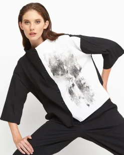 Women Alembika Tops & Tunics<Ozai N Ku Duo Funnel Top, Black