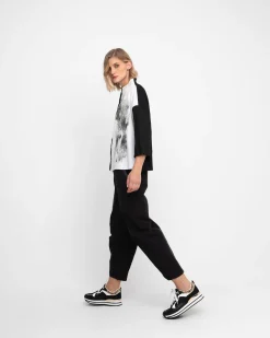 Women Alembika Tops & Tunics<Ozai N Ku Duo Funnel Top, Black