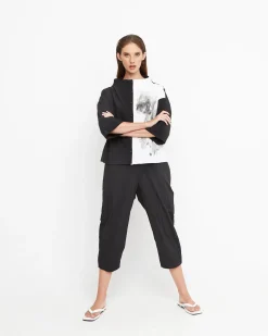 Women Alembika Tops & Tunics<Ozai N Ku Duo Funnel Top, Black