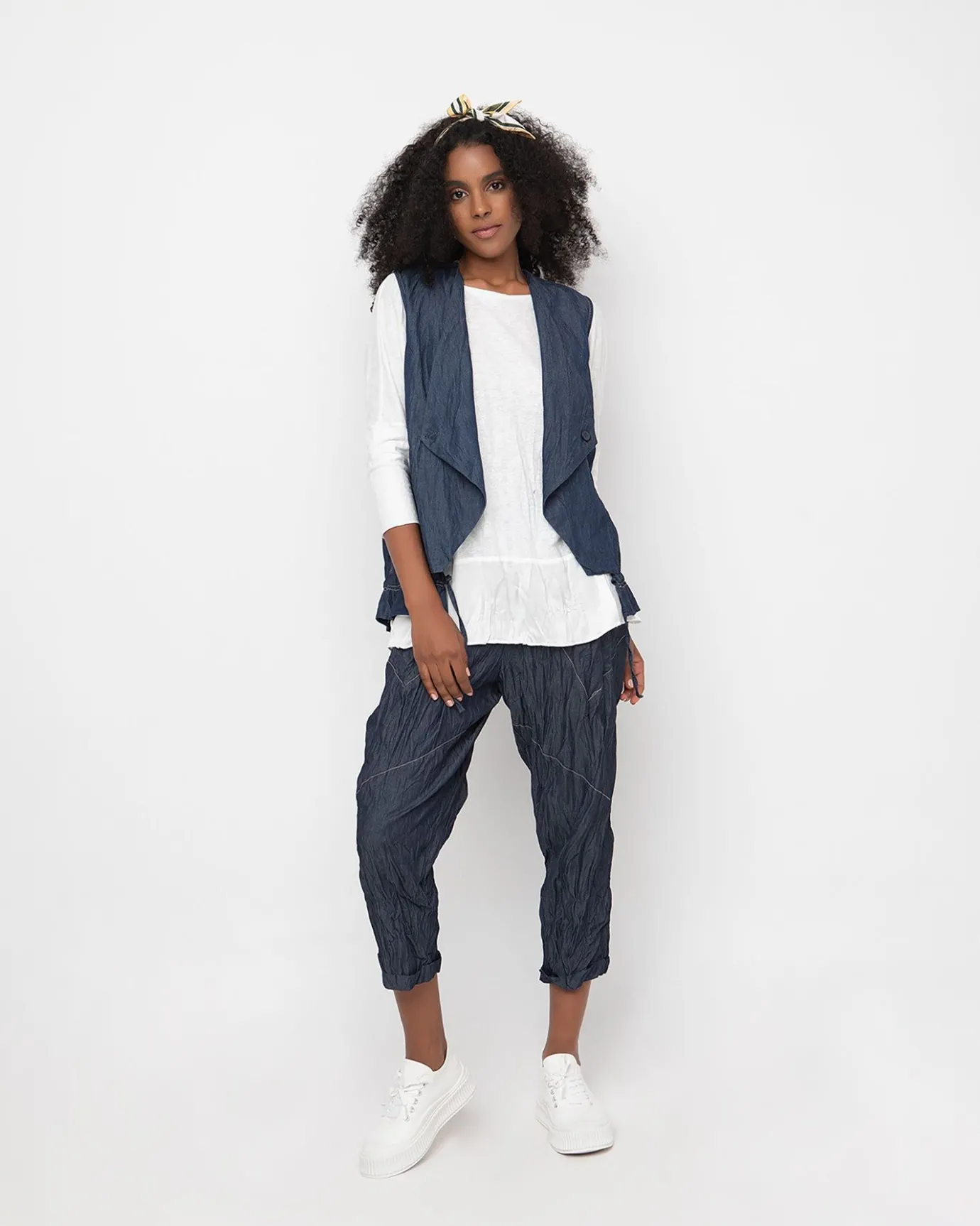 Women Alembika Jackets<Ozai N Ku Flux Vest, Denim
