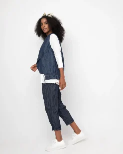 Women Alembika Jackets<Ozai N Ku Flux Vest, Denim