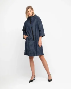 Women Alembika Dresses<Ozai N Ku Funnel Dress, Denim
