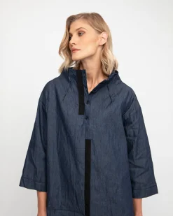 Women Alembika Dresses<Ozai N Ku Funnel Dress, Denim
