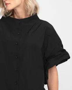 Women Alembika Tops & Tunics<Ozai N Ku Funnel Top, Black