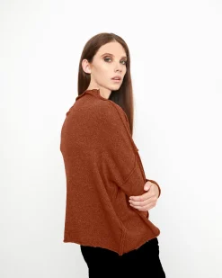 Women Alembika Sweaters & Cardigans<Ozai N Ku Idealist Cardigan, Rust