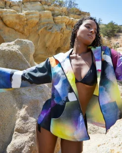 Women Alembika Jackets<Ozai N Ku Jogger Jacket, Fireworks