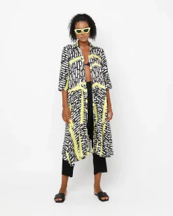 Women Alembika Dresses<Ozai N Ku Lightning Dress, Star Yellow