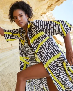 Women Alembika Dresses<Ozai N Ku Lightning Dress, Star Yellow