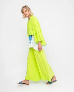 Women Alembika Pants & Skirts<Ozai N Ku Lounge Pants, Lime