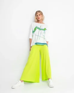 Women Alembika Pants & Skirts<Ozai N Ku Lounge Pants, Lime