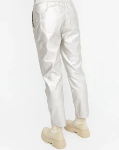 Women Alembika Pants & Skirts<Ozai N Ku Metallic Pants, Gloss