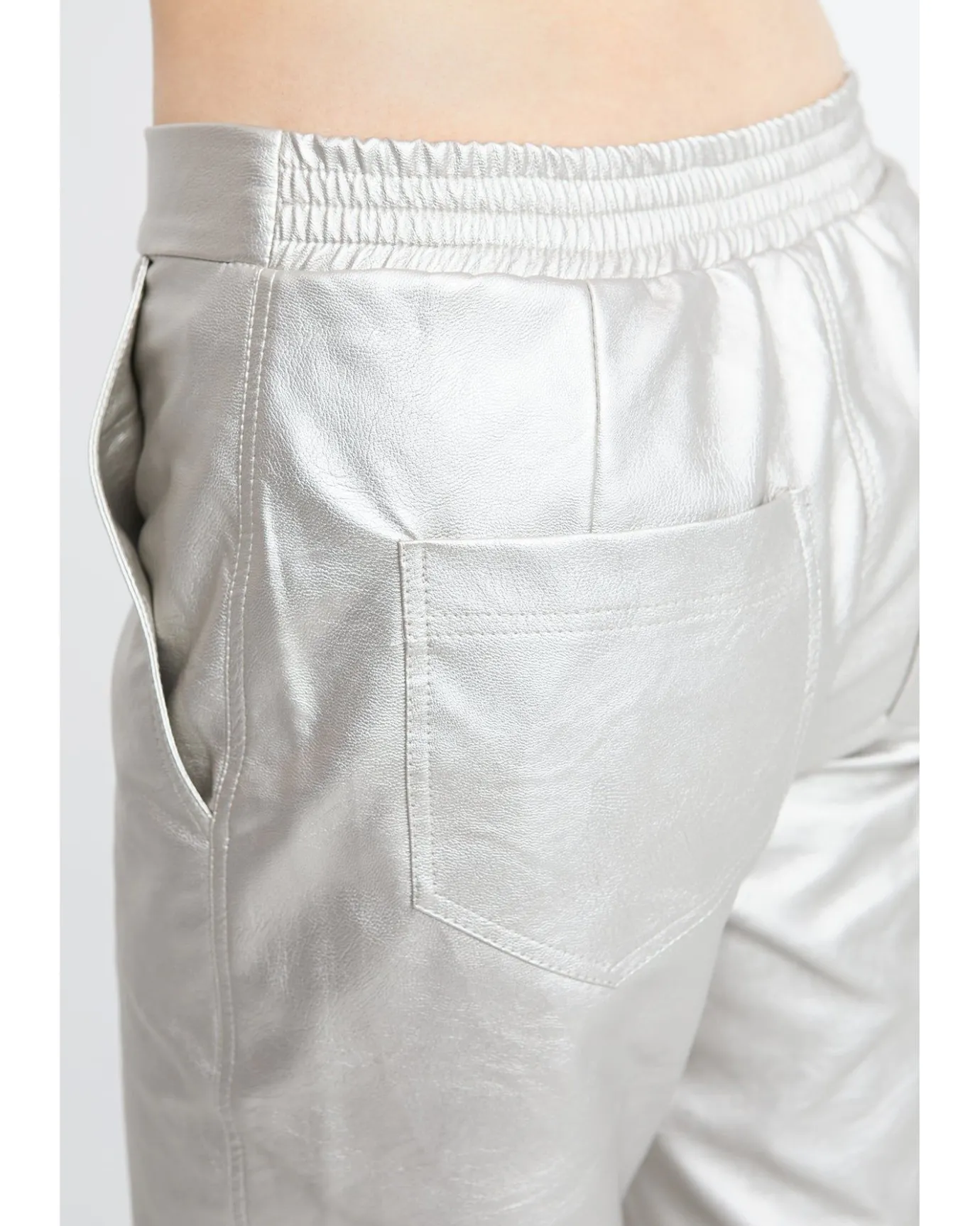 Women Alembika Pants & Skirts<Ozai N Ku Metallic Pants, Gloss