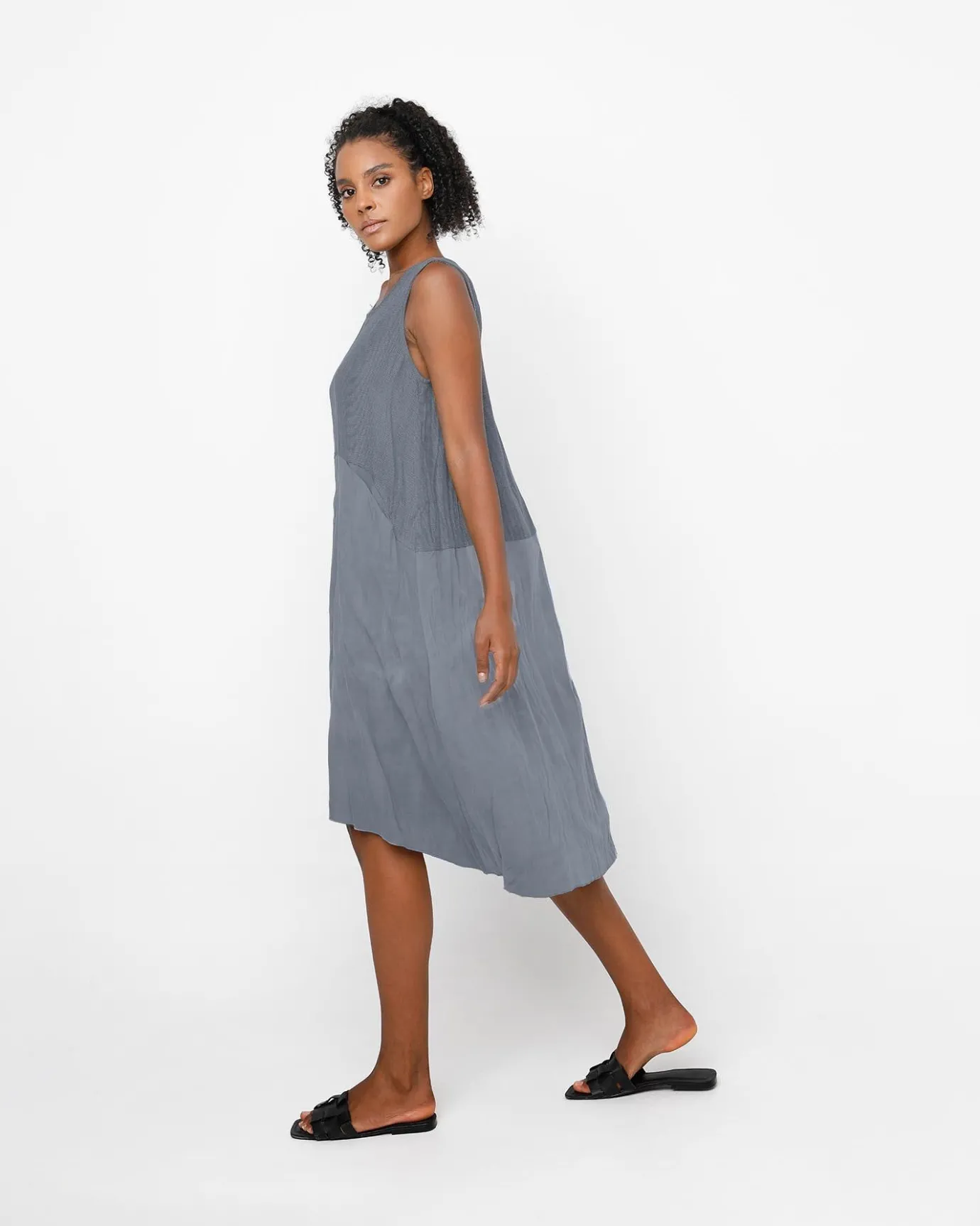 Women Alembika Dresses<Ozai N Ku Monsoon Dress, Blue