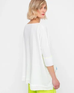 Women Alembika Tops & Tunics<Ozai N Ku Oversized Tee, Seaview