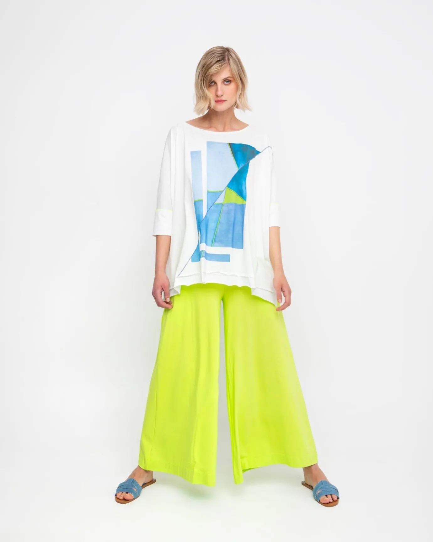 Women Alembika Tops & Tunics<Ozai N Ku Oversized Tee, Seaview