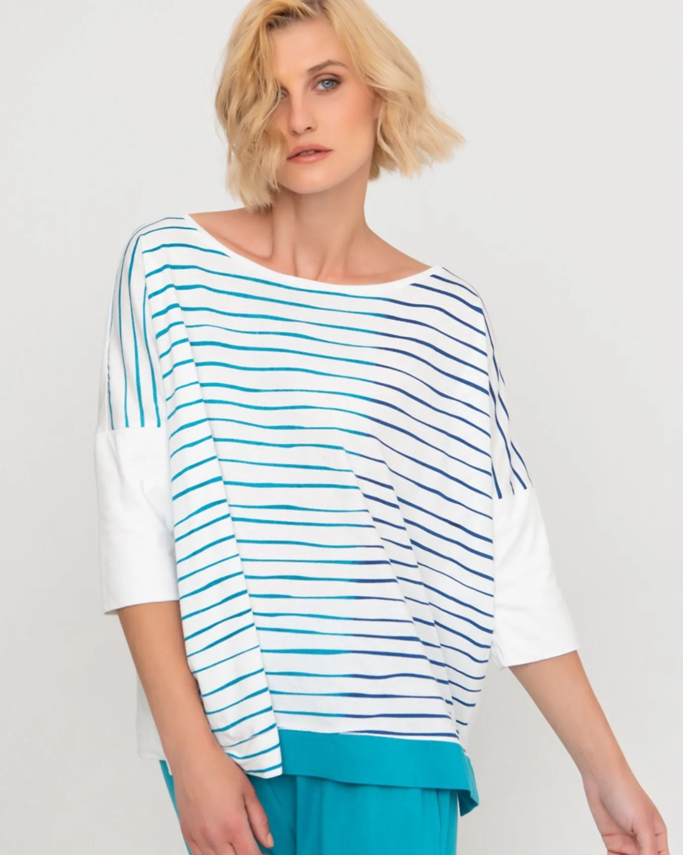 Women Alembika Tops & Tunics<Ozai N Ku Oversized Top, Rivulet