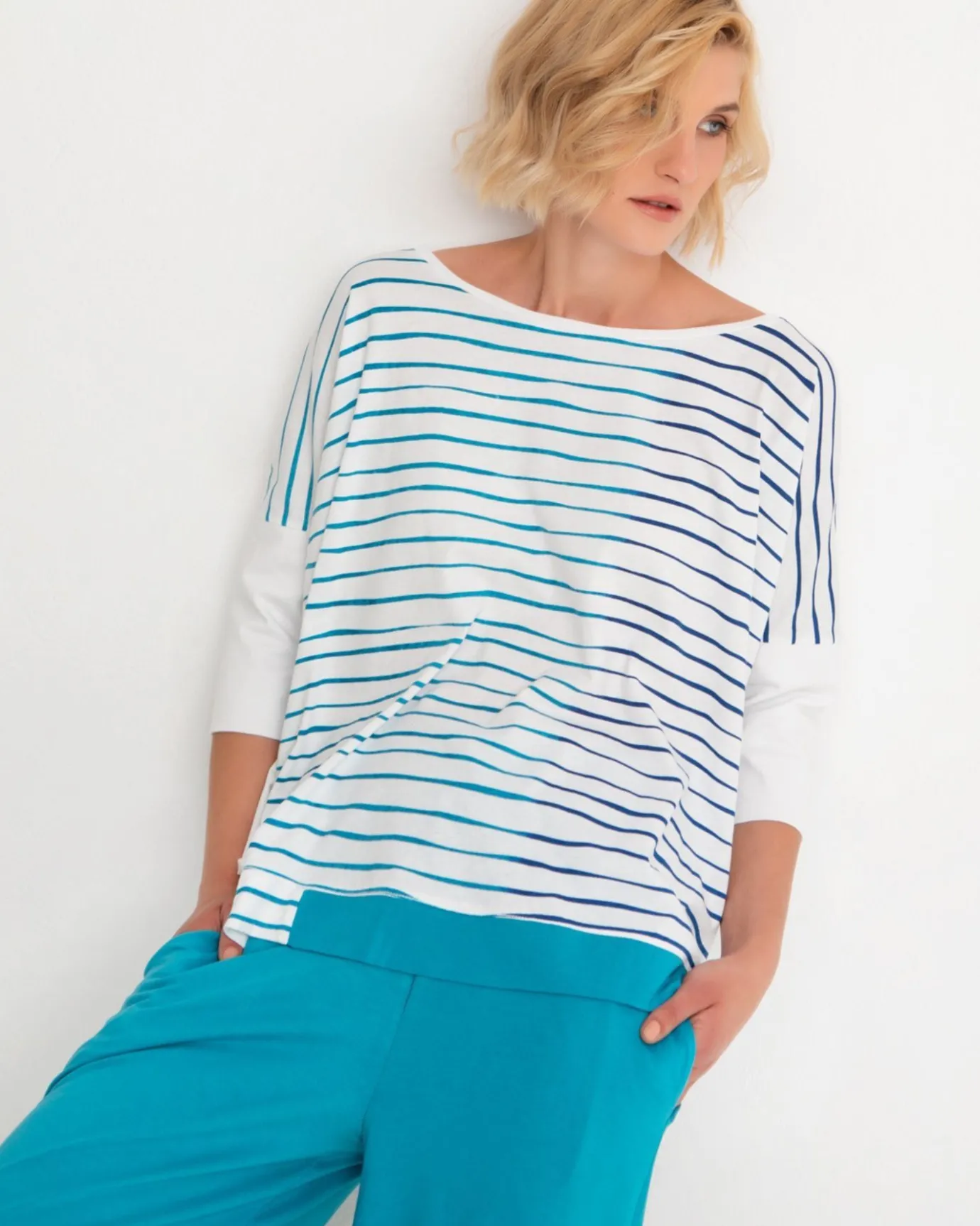 Women Alembika Tops & Tunics<Ozai N Ku Oversized Top, Rivulet