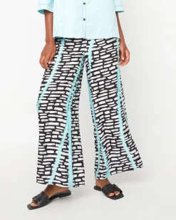 Women Alembika Pants & Skirts<Ozai N Ku Pacifico Pants, Jet Blue