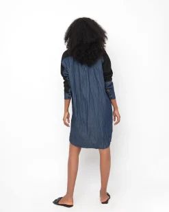 Women Alembika Dresses<Ozai N Ku Patch Shirt Dress, Denim