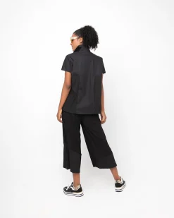 Women Alembika Pants & Skirts<Ozai N Ku Pleated Lounge Pants, Black