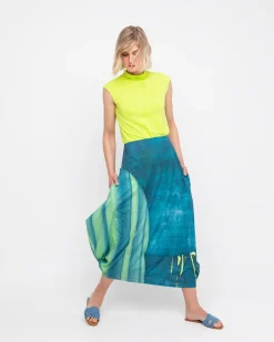 Women Alembika Tops & Tunics<Ozai N Ku Racquet Tank Top, Lime