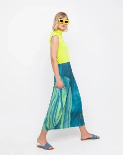 Women Alembika Tops & Tunics<Ozai N Ku Racquet Tank Top, Lime