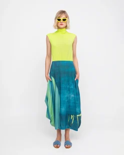 Women Alembika Tops & Tunics<Ozai N Ku Racquet Tank Top, Lime