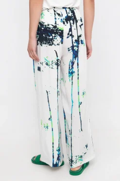 Women Alembika Pants & Skirts<Ozai N Ku Splash Palazzo Pant, Abstract