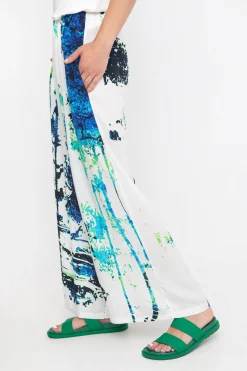 Women Alembika Pants & Skirts<Ozai N Ku Splash Palazzo Pant, Abstract