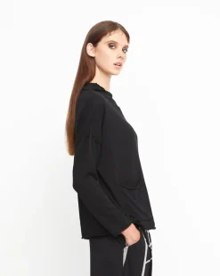Women Alembika Sweaters & Cardigans<Ozai N Ku Techie Sweater Top, Black