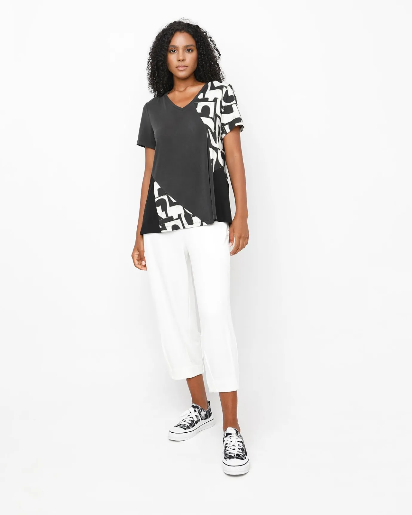 Women Alembika Tops & Tunics<Ozai N Ku Typeface Tee, Puzzle