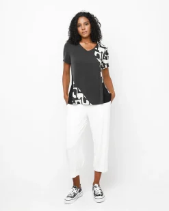 Women Alembika Tops & Tunics<Ozai N Ku Typeface Tee, Puzzle