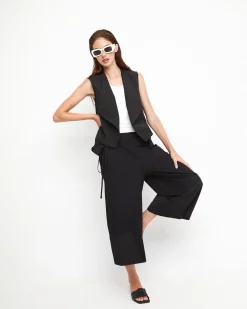 Women Alembika Jackets<Ozai N Ku Utility Vest, Black