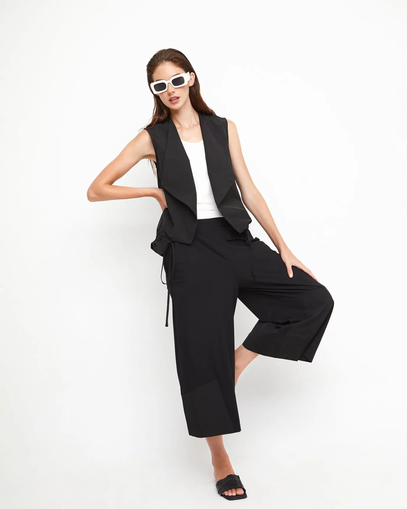 Women Alembika Jackets<Ozai N Ku Utility Vest, Black