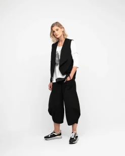 Women Alembika Jackets<Ozai N Ku Utility Vest, Black