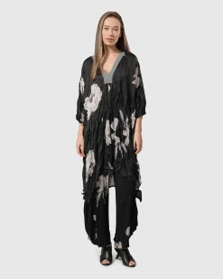 Women Alembika Dresses<Paige Crinkle Caftan Tunic Dress, Roses